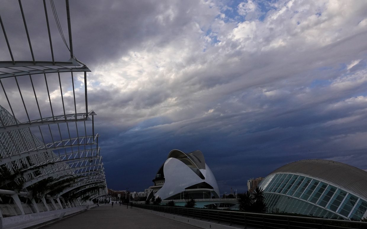 Valencia mit Regen